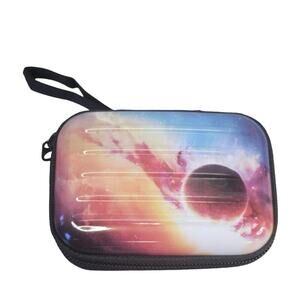 Cute square mini Galaxy iron coin purse